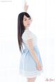 Kasugano yui in dress long hair down her back
