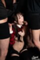 Sucking cock on her knees holding cock