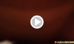 LBFM Chris on her knees sucking cock and fucked doggy style